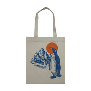 Totebag Recycled Cotton Canvas Penguin