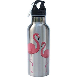 Drinking Bottle Stainless Steel Flamingo