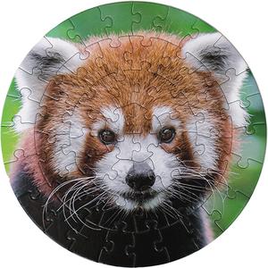 Puzzle Round Red Panda, 56 pcs