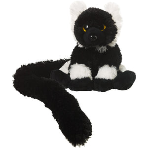 
            
                Load image into Gallery viewer, Long-Tail Black/White Ruffed Lemur
            
        
