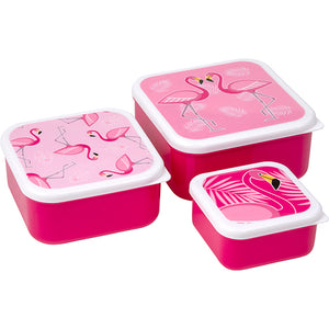 Lunch Box Set Flamingo