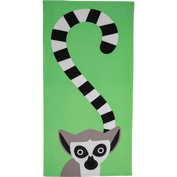 Bath Towel Ring Tailed Lemur