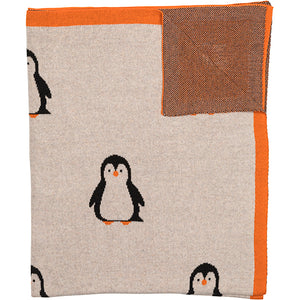 
            
                Load image into Gallery viewer, Throw Organic Cotton Penguin
            
        
