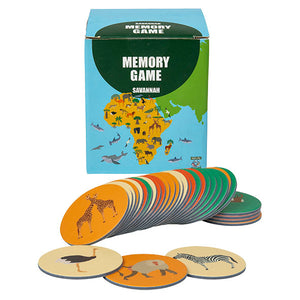 Memory Game Savannah World Map